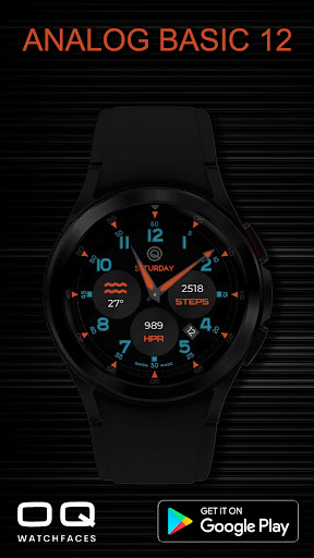 Analog Basic 12 Wear OS 4+ screenshot 5