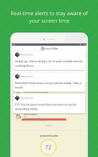 RescueTime Time Management and Digital Wellness Screenshot