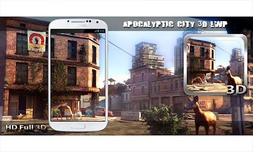 Apocalyptic City 3D LWP екранна снимка