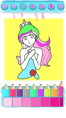 Ice Princess Coloring.のおすすめ画像3