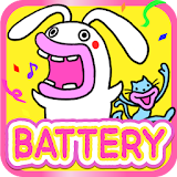Lips Cat & Rabbit Battery icon