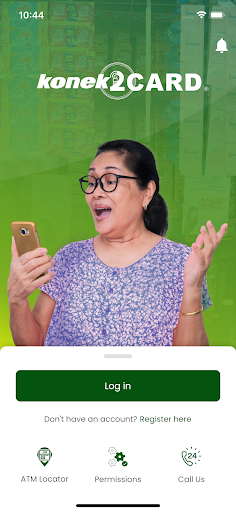 Android application konek2CARD PLUS screenshort