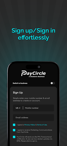 PayCircle Screen 2
