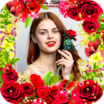 Cover Image of Download Rose Flower Photo Frame  APK