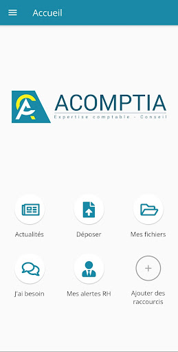 Android application ACOMPTIA screenshort