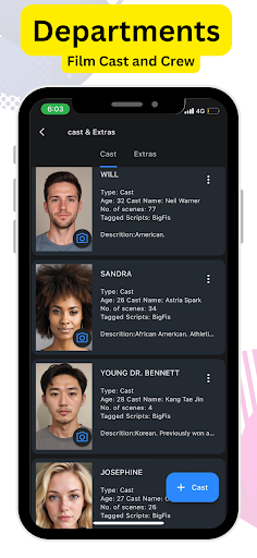 Screenshot of Studiovity - Film Screenplay