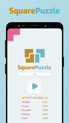 Android application Square Puzzle screenshort
