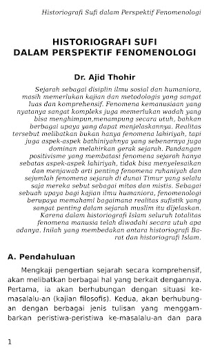 Historiografi & Sejarah Islam Screen 3