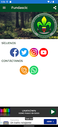 Android application Fundascic screenshort