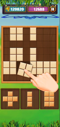Wood Puzzle Block ¾ Screen 3