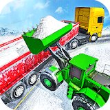 Offroad Snow Trailer Truck Driving Game 2020 icon