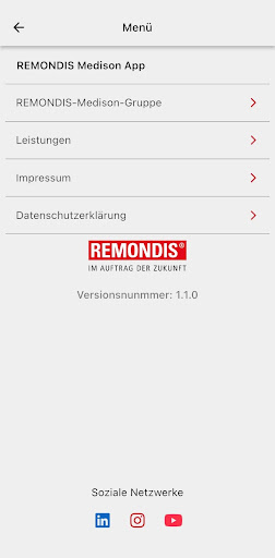 REMONDIS Medison Kundenportal Screen 2