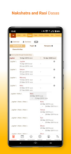 J108 Jyotish Maha Charts Screen 3