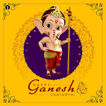 Cover Image of Download Ganesh Chaturthi Status Maker - Frames, Wishes 27.0 APK