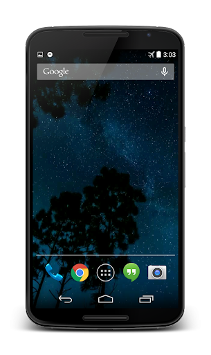 Night Sky Live Wallpaper 3D Screen 3