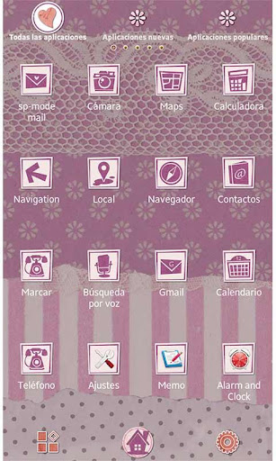 Girly Theme Sweet Pink Collage Screen 3