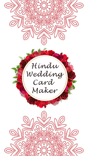 Android application Hindu Wedding Card Maker screenshort