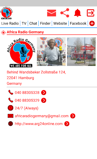 Africa Radio Germany Screen 2