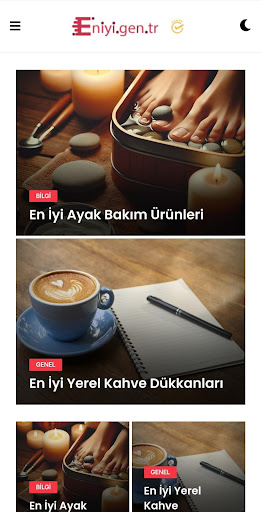 Android application Uzman Görüşleri screenshort
