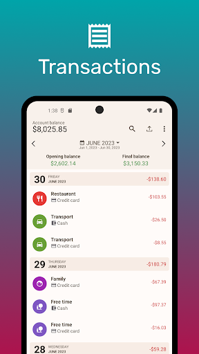 Kakebo: expense tracker budget screenshot 2