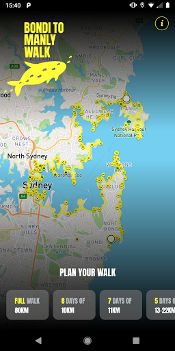 Android application Bondi to Manly Walk screenshort