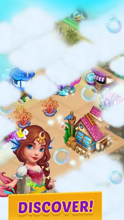 Game screenshot Merge Mermaids-magic puzzles apk download