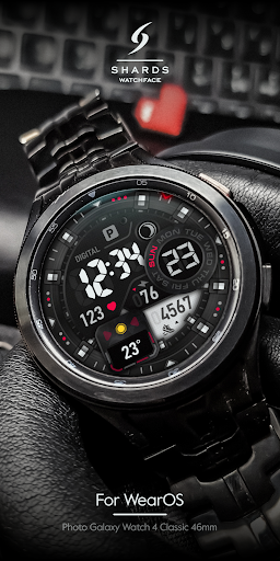 SH017 Watch Face, WearOS watch Screen 2