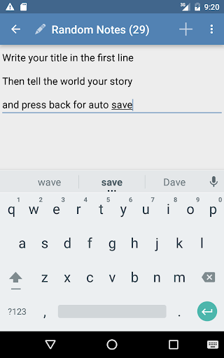 BluLines Simple folder notes