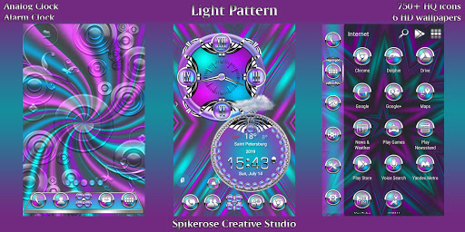 Android application Light Pattern theme screenshort
