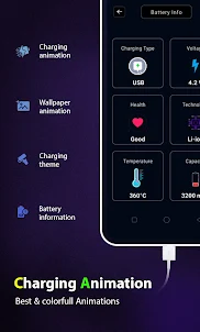 Animated Battery Charger Theme
