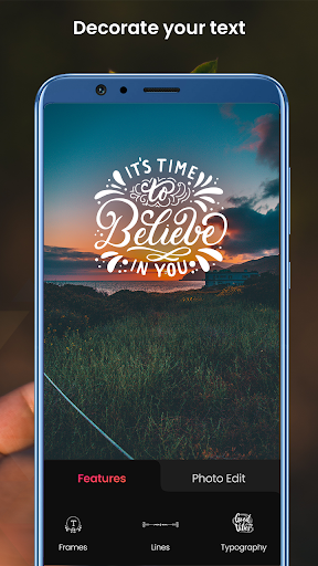 Text on photo - Text Editor Screen 3