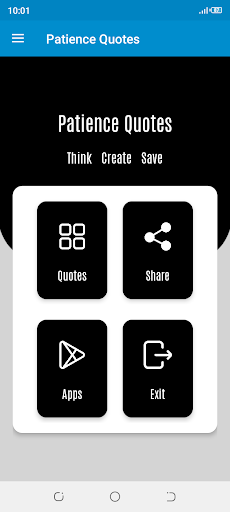Android application Patience Quotes App screenshort