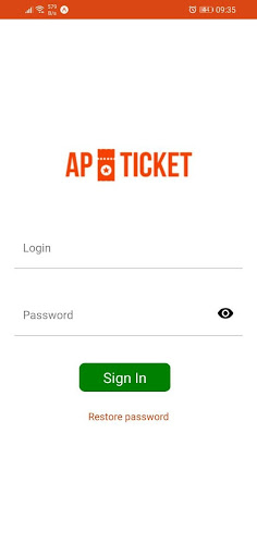Android application apTicket Poland screenshort