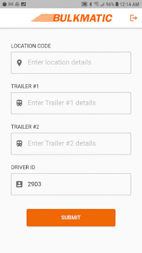 Driver Workflow Screen 2