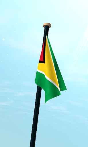 Guyana Flag 3D Free Wallpaper