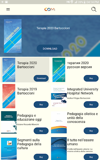 Android application COM Editions Publishing & Comu screenshort
