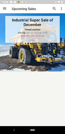 Android application Lescor screenshort