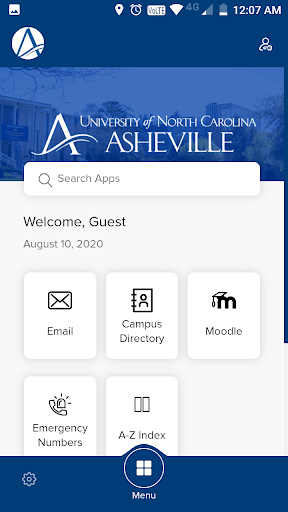 UNCA OnePort Screen 2