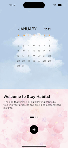 Stay Habits Habit Tracking App Screen 2