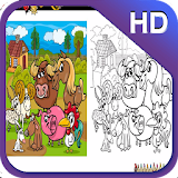 Nice coloring  for children icon