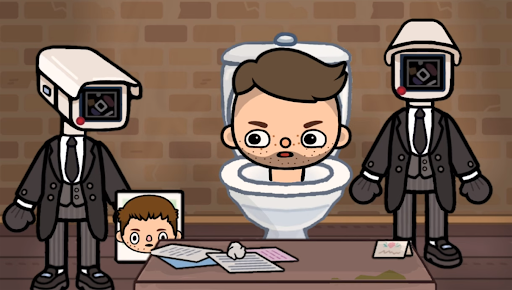 Toca Boca Skibidi HD Wallpaper