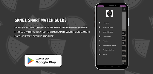 Android application SKMEI Smart Watch guide screenshort