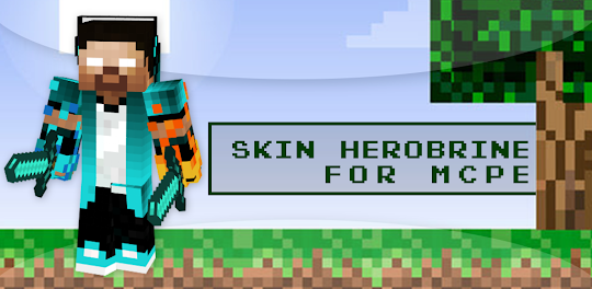 Download skin Herobrine HD free for Minecraft PE