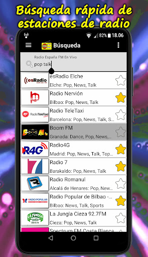 Radios from Spain Live Screen 3
