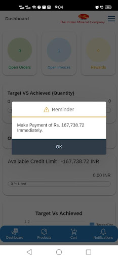 IMC Consumer App Screen 2
