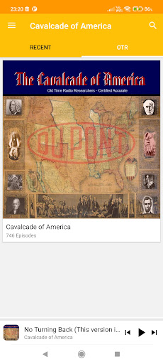 Cavalcade of America 1935 OTR