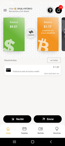DitoBanx Wallet Personas Screen 2