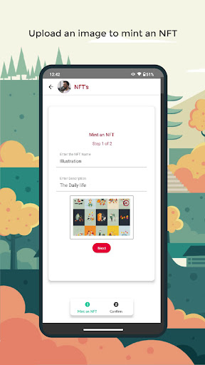Android application Redtie Biz -Text Messaging App screenshort