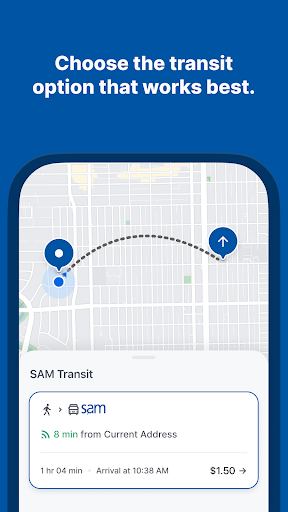 SAM Transit Screen 2