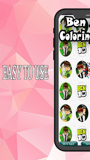 Alien Ben Coloring Pages